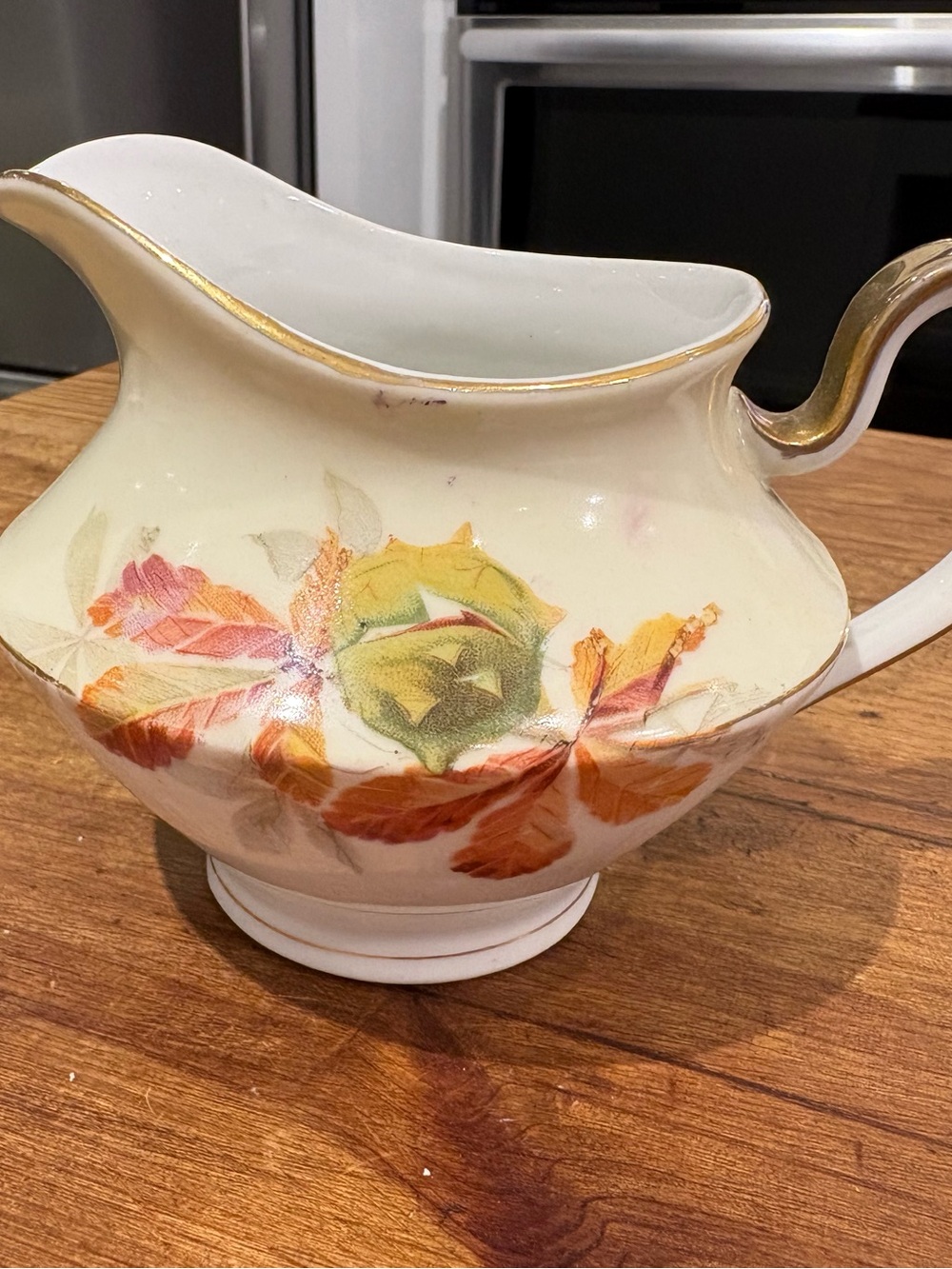 Celebrate Czechoslovakia Autumn Leaf Creamer 1920-1940